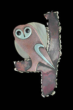 owl pin brooch